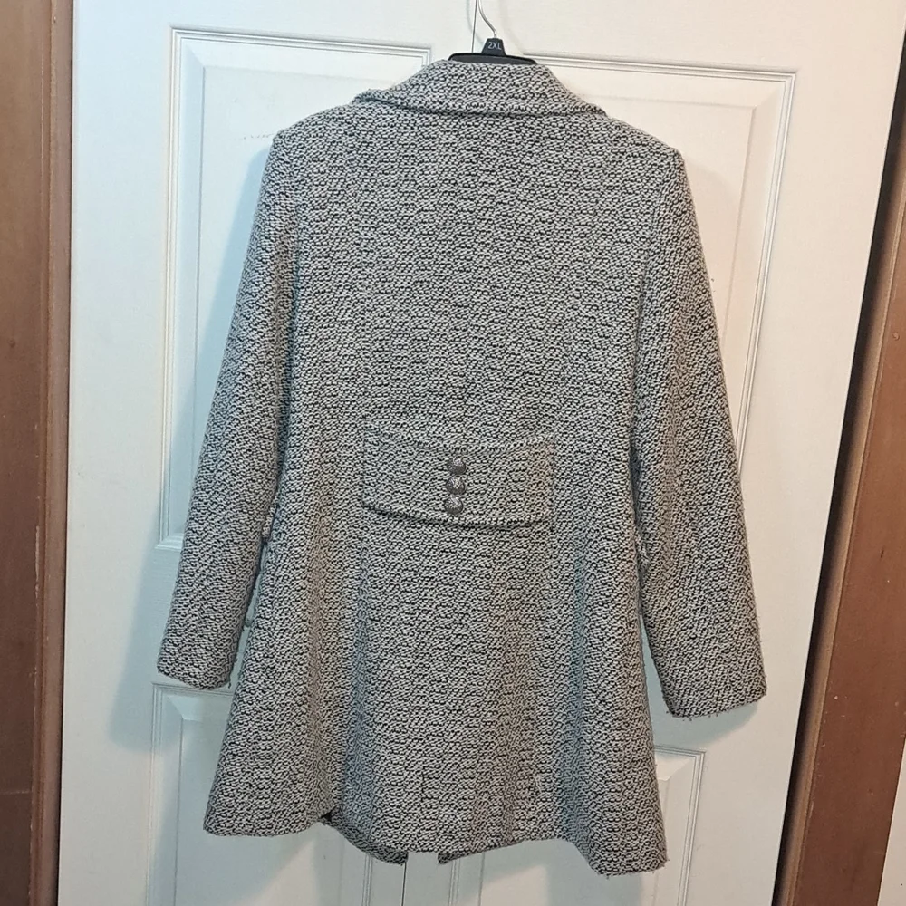 Vintage Marvin Richards double breasted wool blend pea coat - M - browns